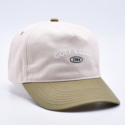 BSCI en gros 5 panneaux Soft-Top Cap Vintage Papa Chapeau de sport personnalisé Logo brodé Chapeau de baseball pour adultes