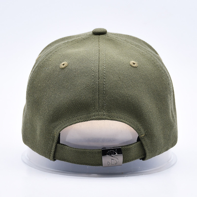 Cadeau de base-ball vert de haute qualité 3D brodé