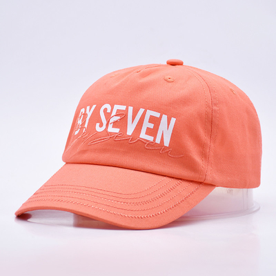 Vente en gros de casquettes de base-ball non structurées 5 panneaux en coton doux Chapeaux de papa brodée sur mesure Logo