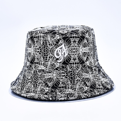 Chapeau à seau imprimé par sublimation personnalisé partout imprimé modèle de chapeau à seau logo brodé pour femmes