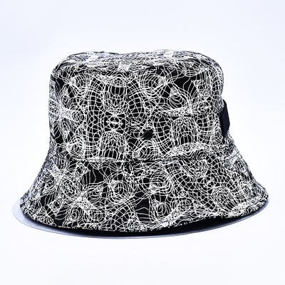Chapeau à seau imprimé par sublimation personnalisé partout imprimé modèle de chapeau à seau logo brodé pour femmes