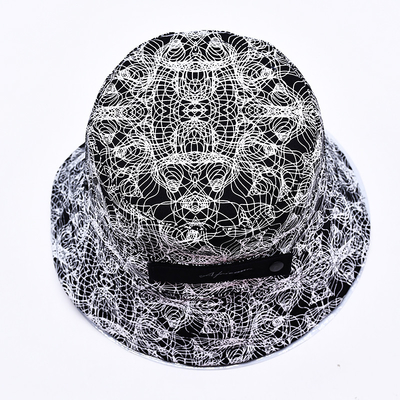 Chapeau à seau imprimé par sublimation personnalisé partout imprimé modèle de chapeau à seau logo brodé pour femmes