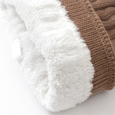 Chapeau à bonnet brodé sur mesure Unisexe Tricot Chapeau chaud d'hiver Pour les activités de plein air