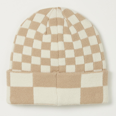Femmes Hommes Chapeau d'hiver à la mode Bonnet à imprimer Tricoté Doux chaud Slouchy Crâne Bonnet Y2k