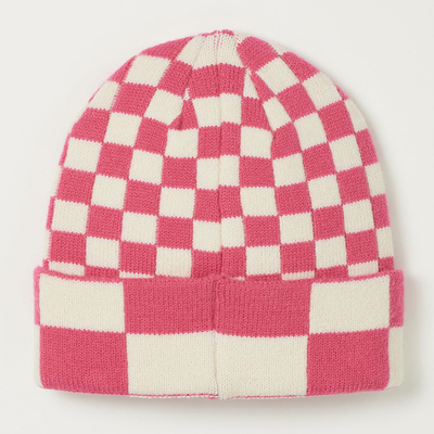 Femmes Hommes Chapeau d'hiver à la mode Bonnet à imprimer Tricoté Doux chaud Slouchy Crâne Bonnet Y2k