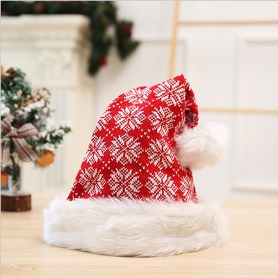 L'hiver épais tricoté adulte Noël Pom Ball Hat Joyeux décor de Noël Cadeaux Bonne année 2024 Naviida