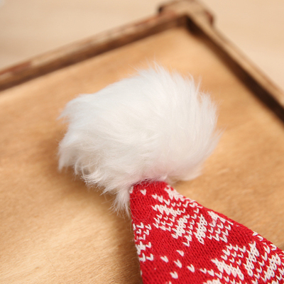 L'hiver épais tricoté adulte Noël Pom Ball Hat Joyeux décor de Noël Cadeaux Bonne année 2024 Naviida