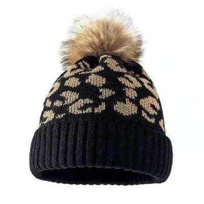 Chapeau de printemps de couleur léopard de haute qualité