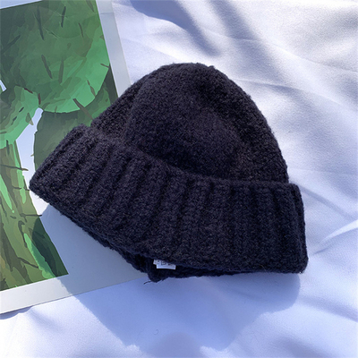 Chapeaux de bonnet en tricot d'hiver chapeaux doux chauds chapeaux de sport en plein air style décontracté bonnets personnalisables