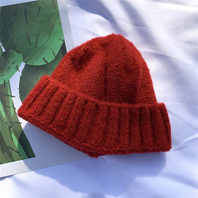 Chapeaux de bonnet en tricot d'hiver chapeaux doux chauds chapeaux de sport en plein air style décontracté bonnets personnalisables