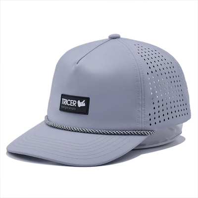 Couleur personnalisable de couture ligne 5 Panneau de baseball casquette avec logo en relief et conception structurée