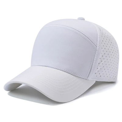Logo personnalisé Coupe laser trous Bonnet de base-ball Perforé Bonnet de sport étanche