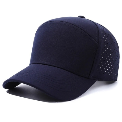 Logo personnalisé Coupe laser trous Bonnet de base-ball Perforé Bonnet de sport étanche