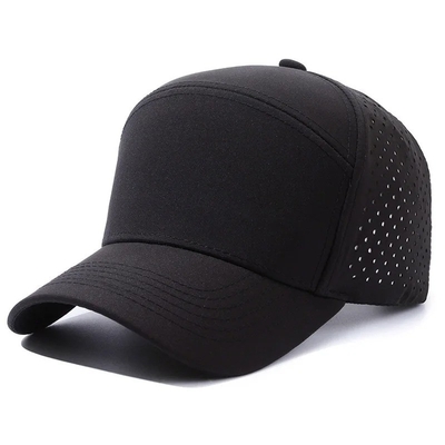 Logo personnalisé Coupe laser trous Bonnet de base-ball Perforé Bonnet de sport étanche