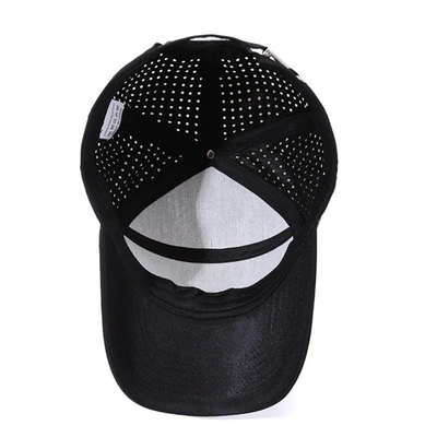 Logo personnalisé Coupe laser trous Bonnet de base-ball Perforé Bonnet de sport étanche