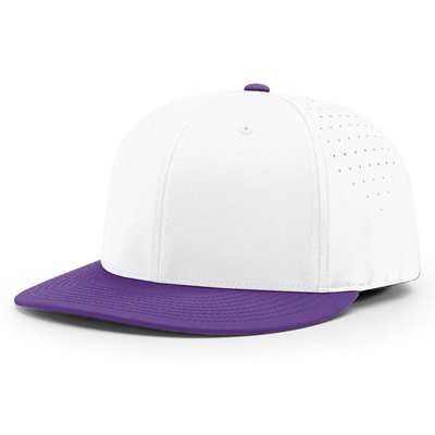 Chapeau de base-ball sur mesure brodé Richardson 6 panneaux imperméable à l' eau Laser coupé trou Chapeau de base-ball