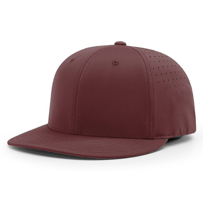 Chapeau de base-ball sur mesure brodé Richardson 6 panneaux imperméable à l' eau Laser coupé trou Chapeau de base-ball
