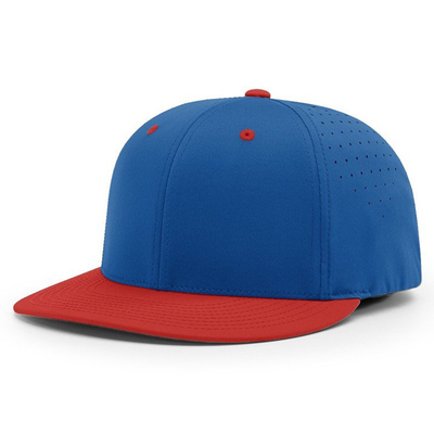 Chapeau de base-ball sur mesure brodé Richardson 6 panneaux imperméable à l' eau Laser coupé trou Chapeau de base-ball