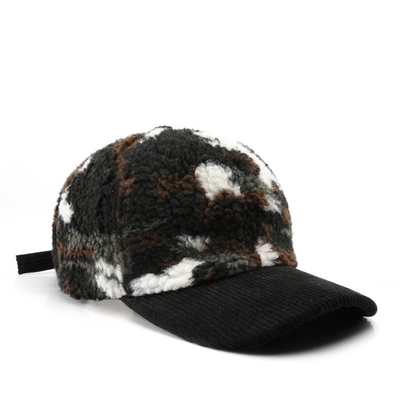 Hommes et femmes d'automne et d'hiver chaud et épais camouflage bonnet de base-ball en velours personnalisé