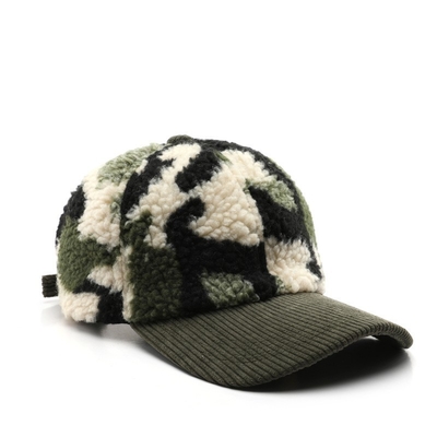 Hommes et femmes d'automne et d'hiver chaud et épais camouflage bonnet de base-ball en velours personnalisé