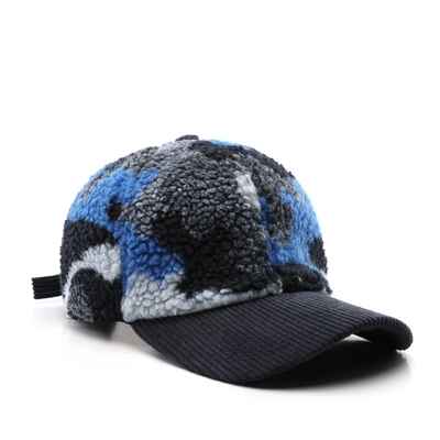 Hommes et femmes d'automne et d'hiver chaud et épais camouflage bonnet de base-ball en velours personnalisé