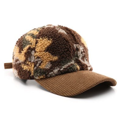 Hommes et femmes d'automne et d'hiver chaud et épais camouflage bonnet de base-ball en velours personnalisé