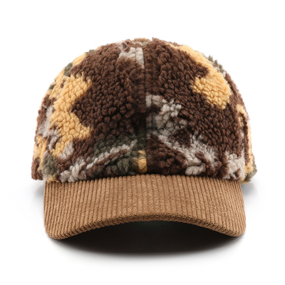 Hommes et femmes d'automne et d'hiver chaud et épais camouflage bonnet de base-ball en velours personnalisé