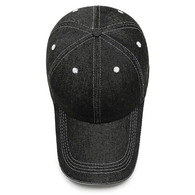 Coupe de base-ball renforcée à 6 coutures avec couronne de haut profil et conception non structurée