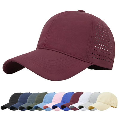 Polyester de coton de haute qualité 6 panneaux sport chapeau de base-ball sec rapide