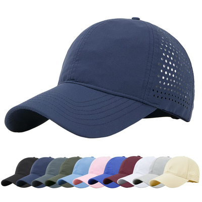 Polyester de coton de haute qualité 6 panneaux sport chapeau de base-ball sec rapide