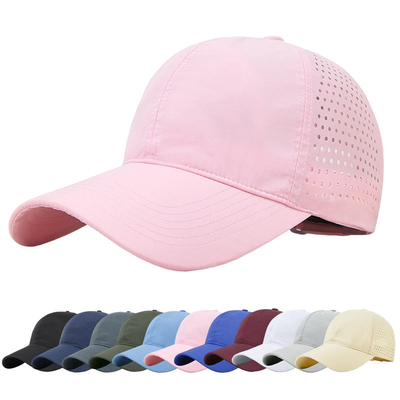 Polyester de coton de haute qualité 6 panneaux sport chapeau de base-ball sec rapide