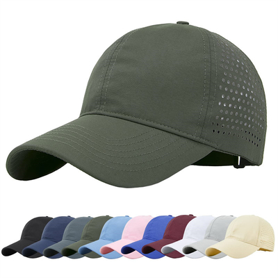 Polyester de coton de haute qualité 6 panneaux sport chapeau de base-ball sec rapide