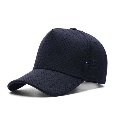 Chapeau de base-ball en maille personnalisé à 5 panneaux à l'extérieur à haute couronne respirante