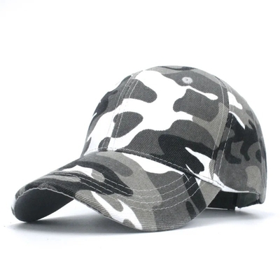 Capuchon de baseball pour hommes camouflé Logo camouflé Capuchon de baseball tactique à 6 panneaux