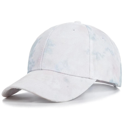 Mode personnalisée Hip Hop 6 Panneau Tie Dye Bonnet de base-ball Bonnet haute couronne Bonnet de base-ball imprimé irrégulier