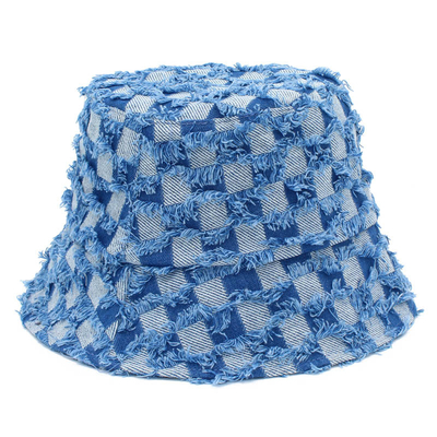 Des chapeaux à seau de créateurs de mode Jeans en denim de haute qualité Chapeau à seau de pêcheur avec logo personnalisé