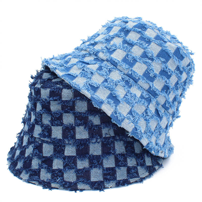 Des chapeaux à seau de créateurs de mode Jeans en denim de haute qualité Chapeau à seau de pêcheur avec logo personnalisé