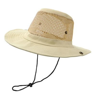 Camo Camouflage en plein air Chapeau à seau de pêcheur avec logo personnalisé