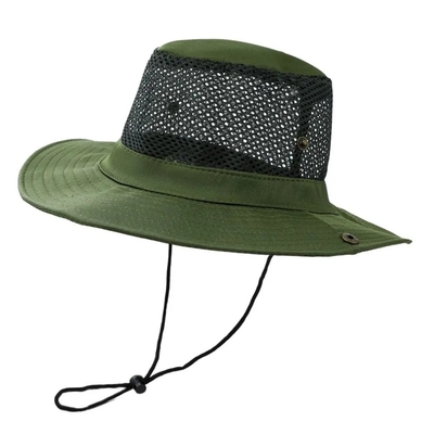 Camo Camouflage en plein air Chapeau à seau de pêcheur avec logo personnalisé