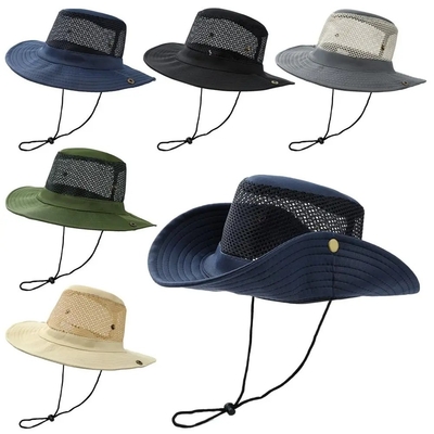 Camo Camouflage en plein air Chapeau à seau de pêcheur avec logo personnalisé