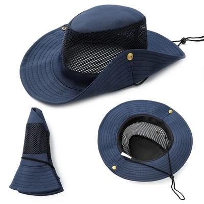 Camo Camouflage en plein air Chapeau à seau de pêcheur avec logo personnalisé