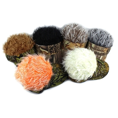 Nouveau style pour homme coiffure à pointe Visor solaire Chapeaux de golf drôles Perruque colorée Caps de baseball réglables