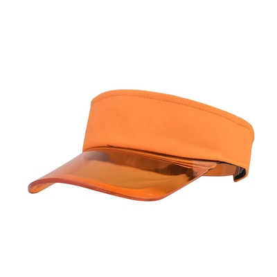 Visor pour chapeau de soleil extérieur Logo personnalisé Visor pour chapeau de soleil d'été Visor transparent