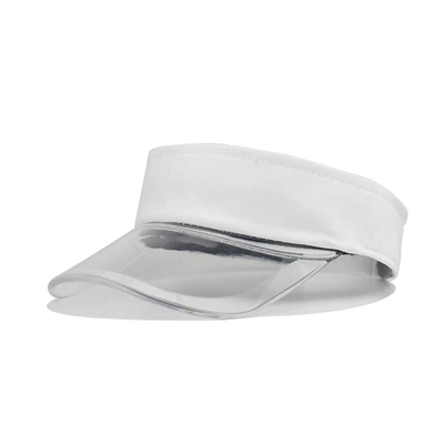 Visor pour chapeau de soleil extérieur Logo personnalisé Visor pour chapeau de soleil d'été Visor transparent