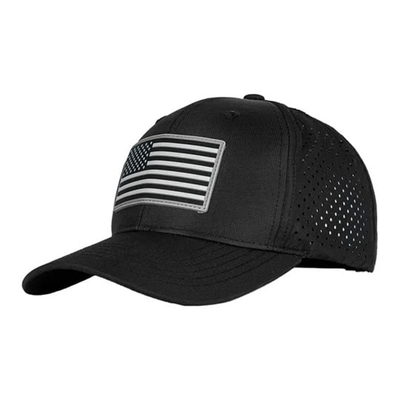 Oen Design personnalisé Drapeau américain Bonnet de base-ball Homme Broderie Bonnet de base-ball perforé