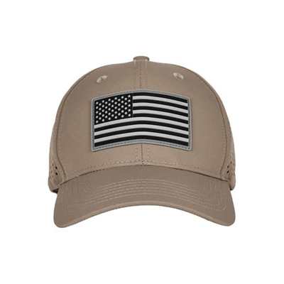 Oen Design personnalisé Drapeau américain Bonnet de base-ball Homme Broderie Bonnet de base-ball perforé