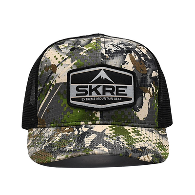 Logo personnalisé Maillage arrière Chapeau de camionneur en gros 6 panneaux Camouflage Chapeau de camionneur personnalisé