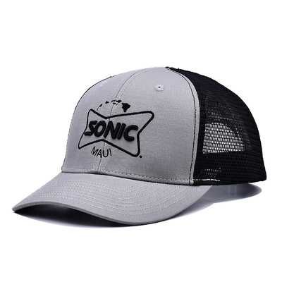Vente en gros de chapeaux de camionneur Snapback 6 chapeaux en treillis 3D brodés