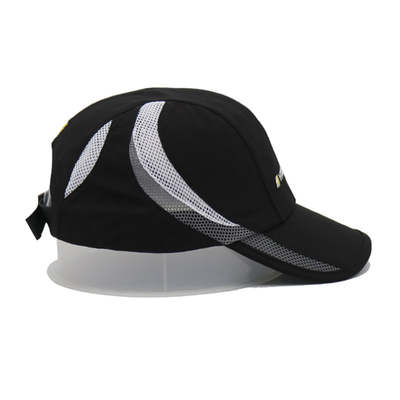 Chapeau de sport non structuré à séchage rapide Logo brodé sur mesure Chapeau de sport imperméable à l'eau