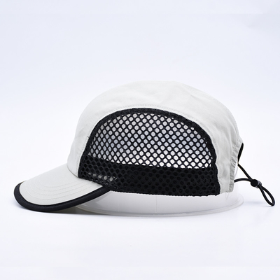 Oem Running Nylon Non structuré Mesh à séchage rapide Chapeau à courir Doux en gros Chapeau à courir